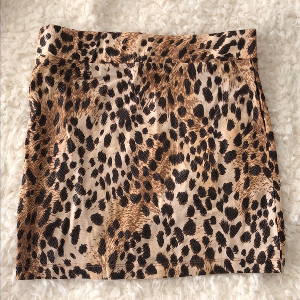 Cheetah Print Pencil Skirt